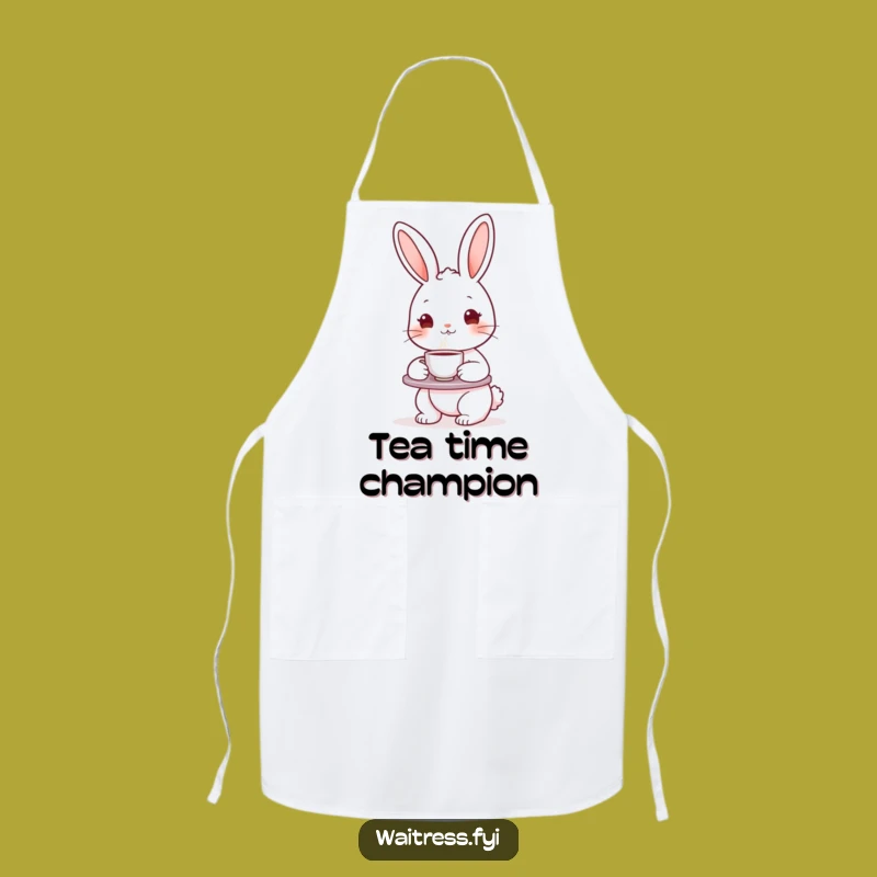 Funny Bunny Chef Apron - Cute Character Kitchenware, Great Funny Gift
