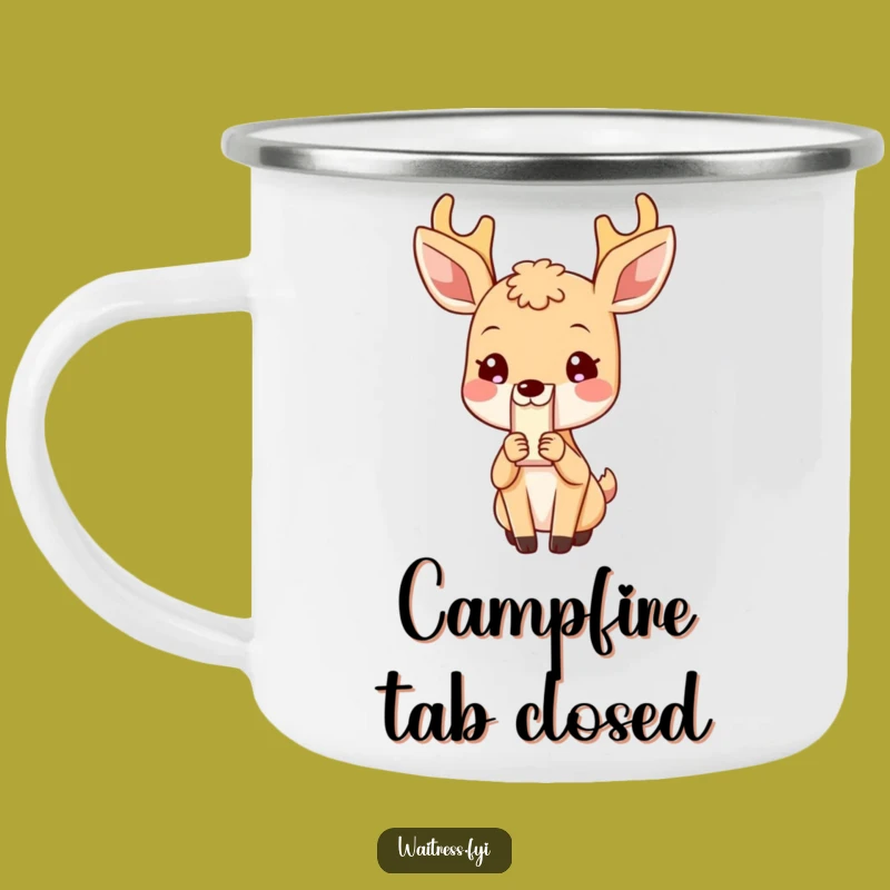 Funny Deer Bill Camping Mug: Enjoy Drinks with Polite, Humorous Charm