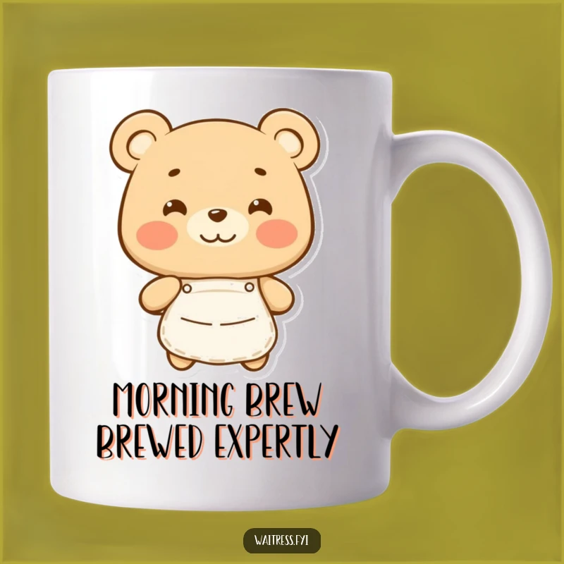 Funny Bear Apron Mug: A Warm, Humorous Gift for the Home Chef