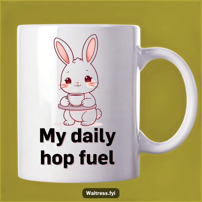 Funny Bunny Tea Lover Mug - Adorable Character, Perfect Hot Beverage Gift
