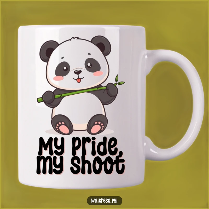 Funny Panda Serving Mug: Adorable Bamboo Lover, Perfect Gift for Panda Fans