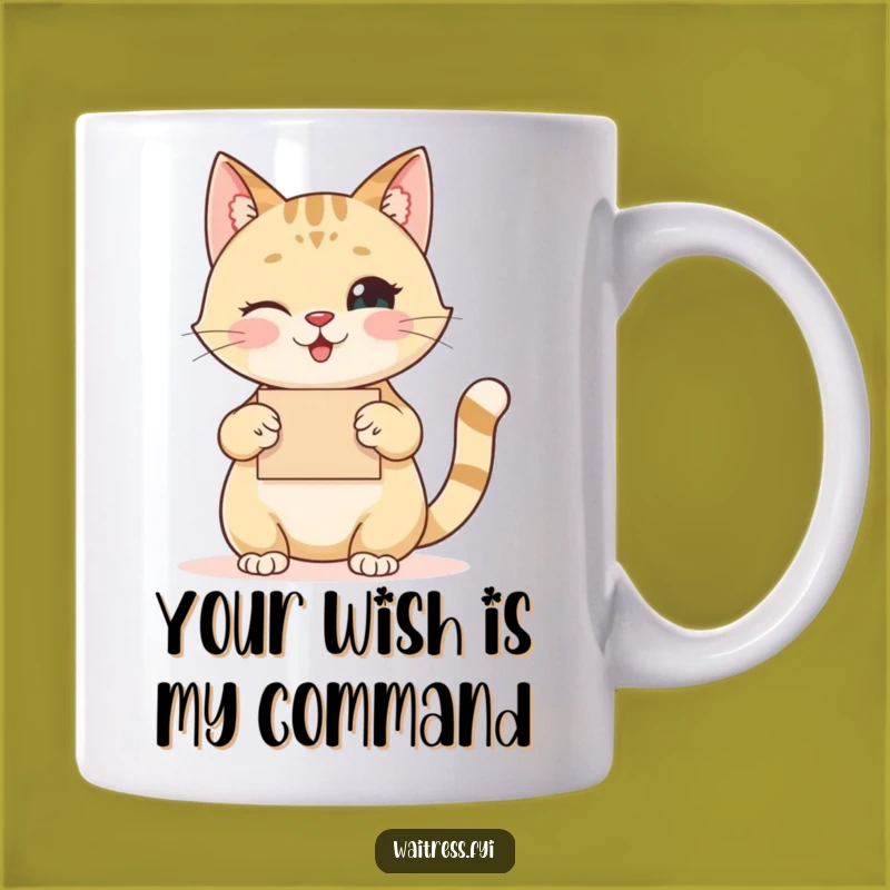 Funny Cat Order Taker Mug: A Purrfectly Polite Gift for Cat Lovers