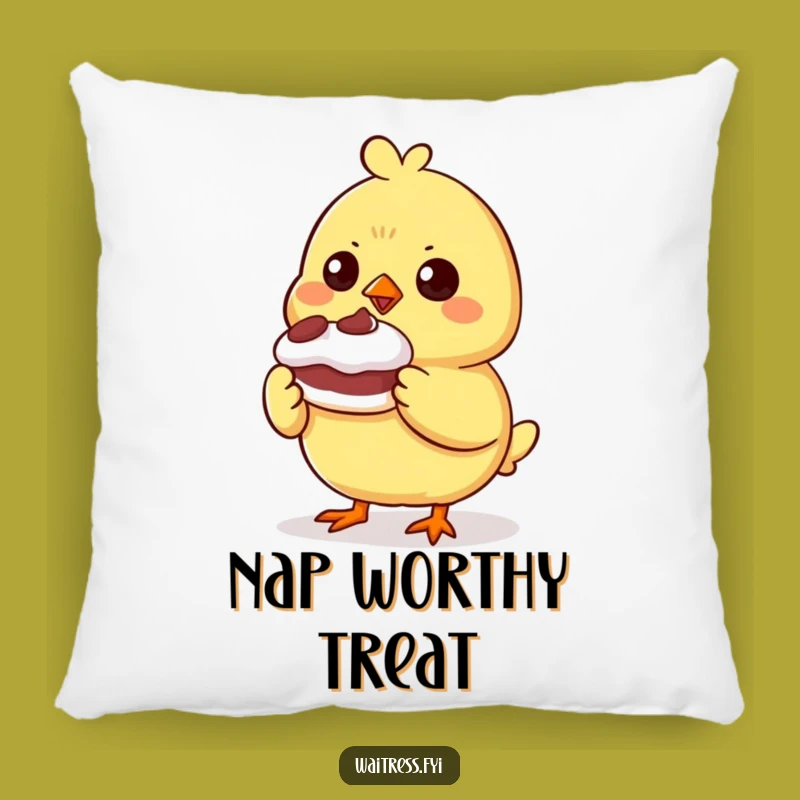 Funny Chick Comfort Pillow - Cozy Proud Character, Charming Gift