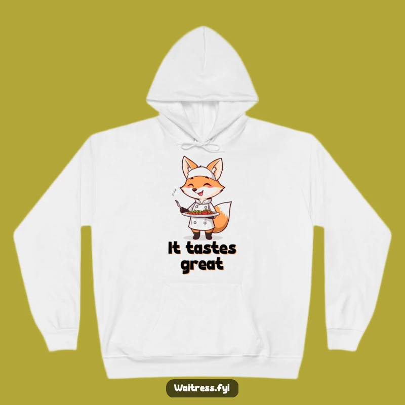 Funny Fox Chef Hoodie: Cozy Culinary Wear, Perfect Funny Gift for Food Lovers