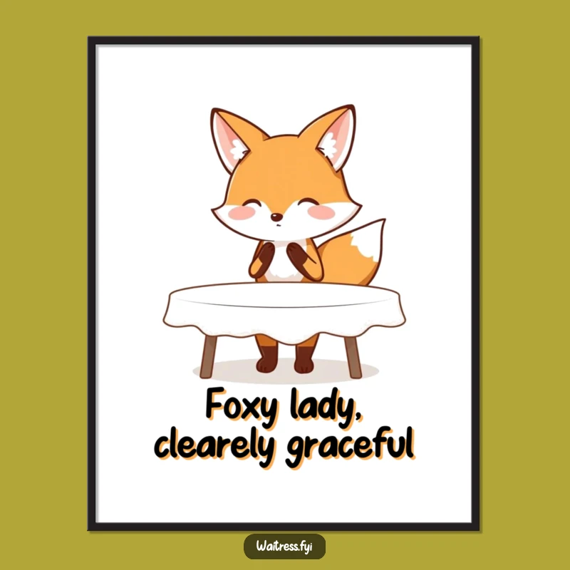 Free Printable Wall Art: Charming Fox Adds Grace to Any Space