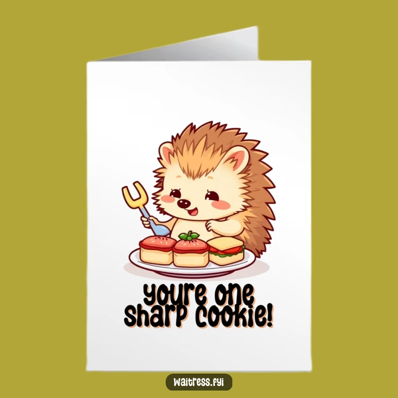 Free Printable Hedgehog Congratulations Card: Delightful & Funny Downloadable Note
