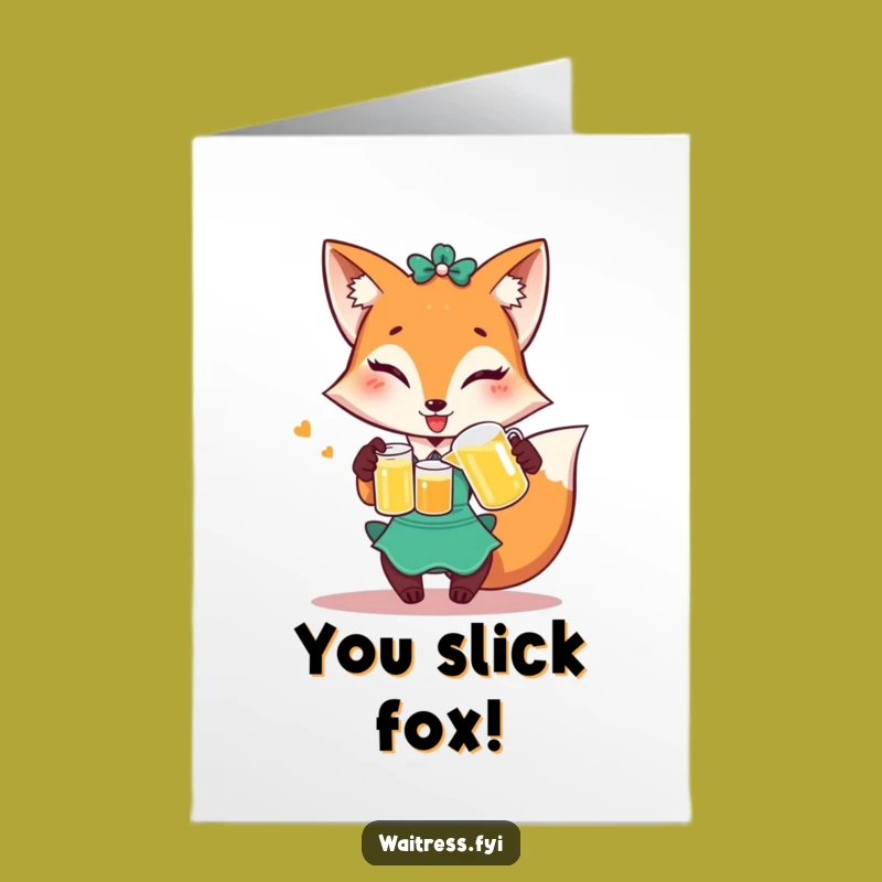 Free Printable Fox Congrats Card - Hilarious Downloadable Cheers for Clever Wins