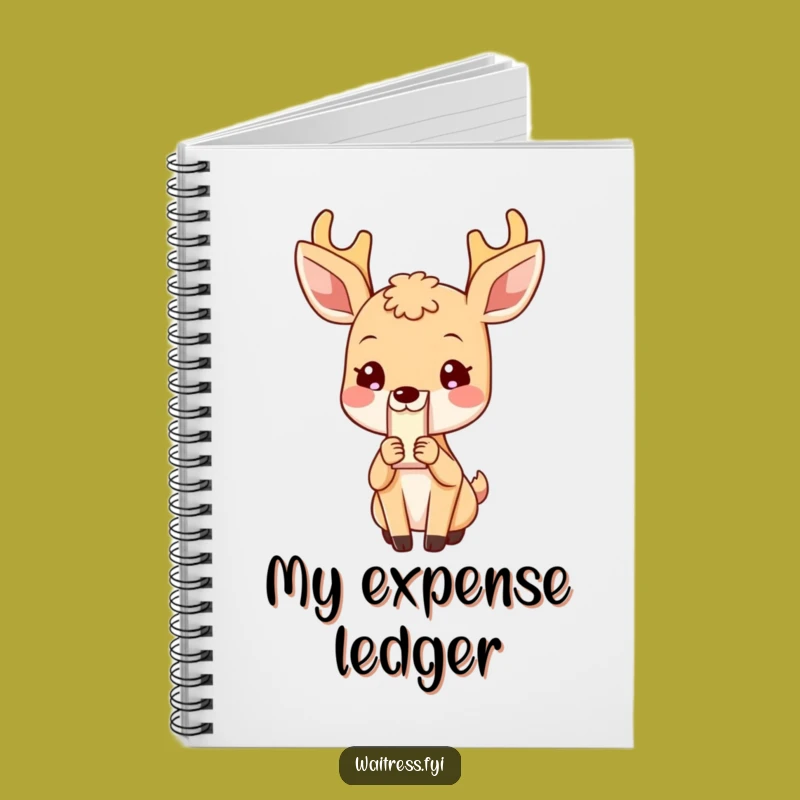 Funny Deer Bill Notebook: Jot Down Ideas with Polite, Humorous Notes