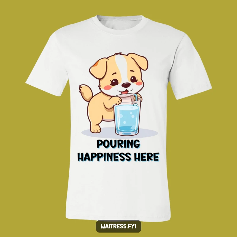 Funny Kawaii Dog Refill T-Shirt: Wear Your Helpful Spirit Cute Graphic Tee Gift