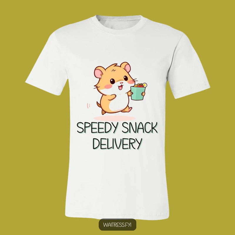 Funny Hamster Food Order T-Shirt: Wear Your Hunger with Hilarity