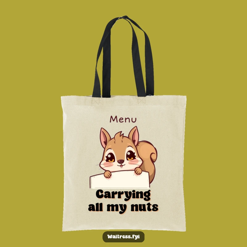 Funny Squirrel Tote Bag - Surprising Style Meets Practicality - Your New Favorite Funny Gift!